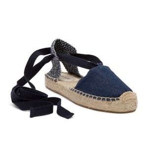 soludos denim platform espadrille flat